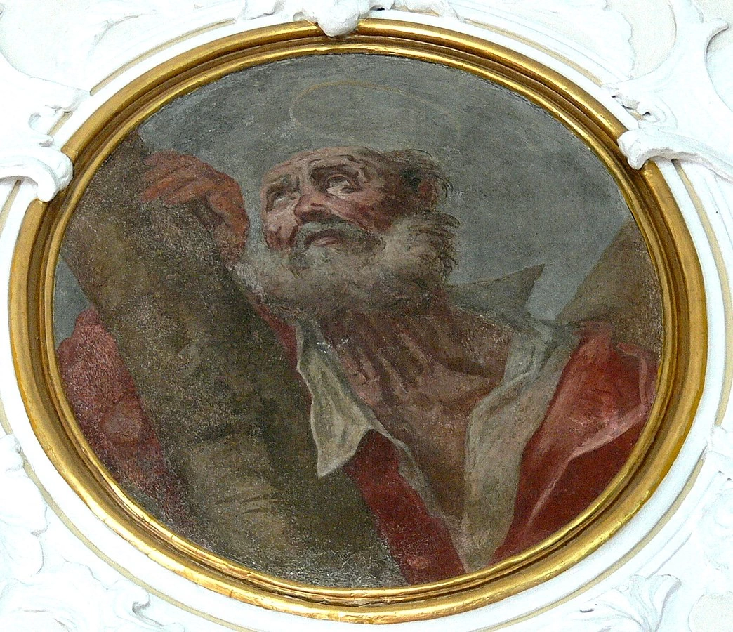 Angelika Kauffmann - Gli apostoli, Andrea, chiesa parrocchiale della Santissima Trinità di Schwarzenberg